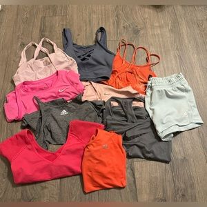 Workout tops and jeans